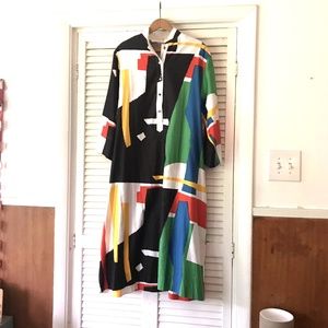 Vintage Catherine Ogust Dress size L AS IS - READ DESCRIPTION